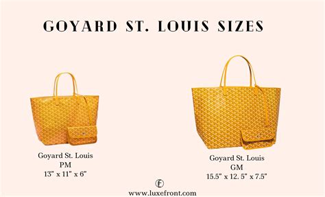 goyard pm.size